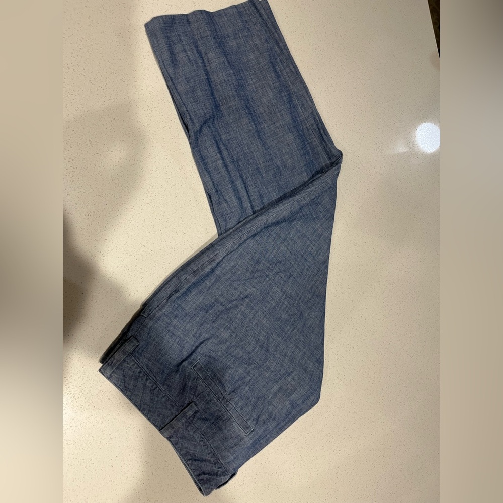 Women’s Chambray Capris by Land’s End
